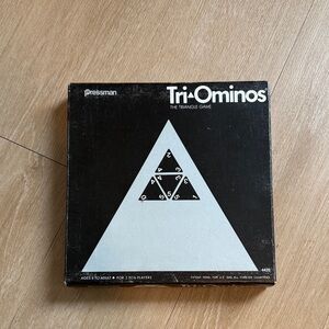 Vintage Pressman Triominos Board Game complete